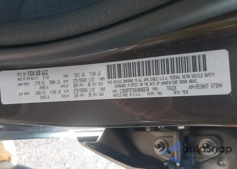 2019 Ram 1500 Big Horn/Lone Star 4X4 6'4 Box from USA, damaged, VIN 1C6SRFBT9KN886678